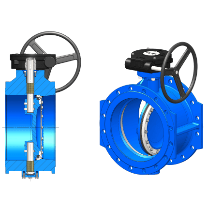 wato product Double Eccentric Butterfly Valves image thumbnail